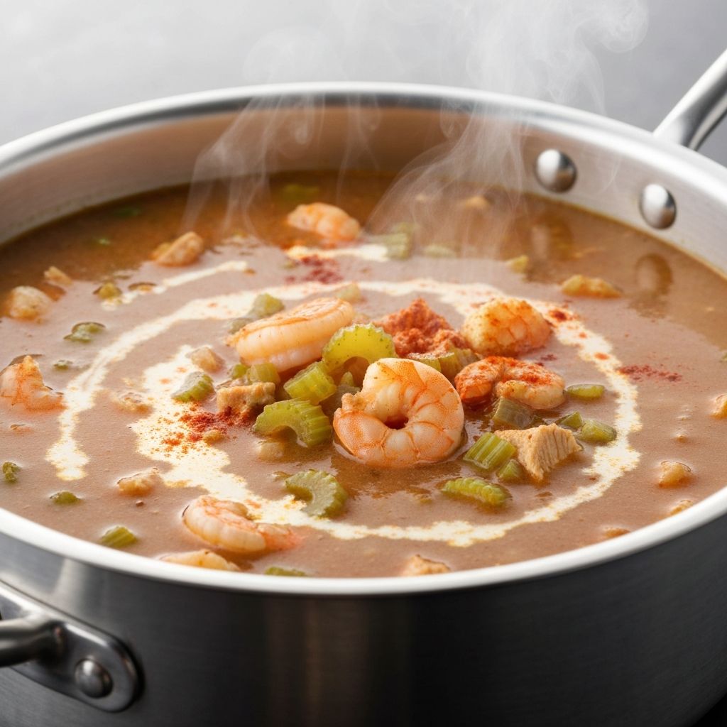 Cooking Gumbo in Magnalite Pot