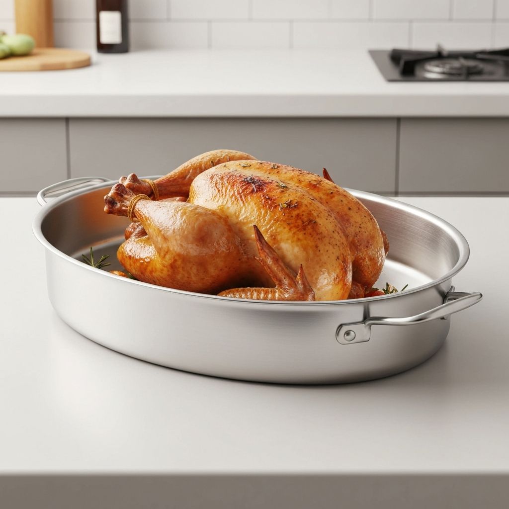 Roasting Chicken in Magnalite Roaster