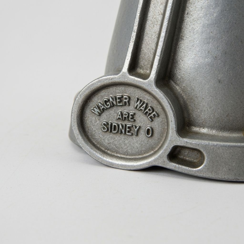 Wagner Ware Sidney -O- stamp on vintage Magnalite cookware